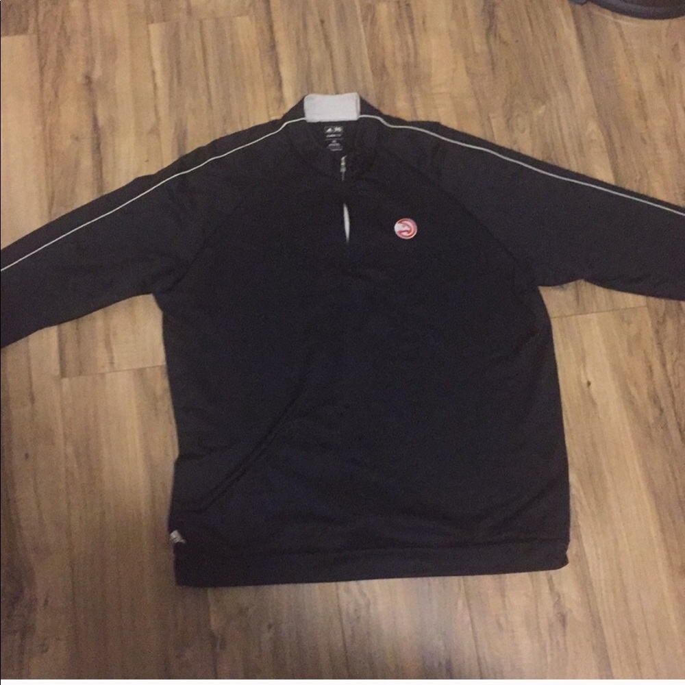 NBA Adidas Atlanta Hawks 3/4 zip pullover